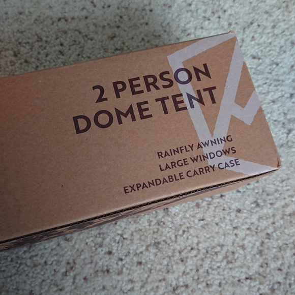 New - Adventrek 2 Person Dome Tent With Expandable Carry Case Camping Outdoors - Picture 4 of 6